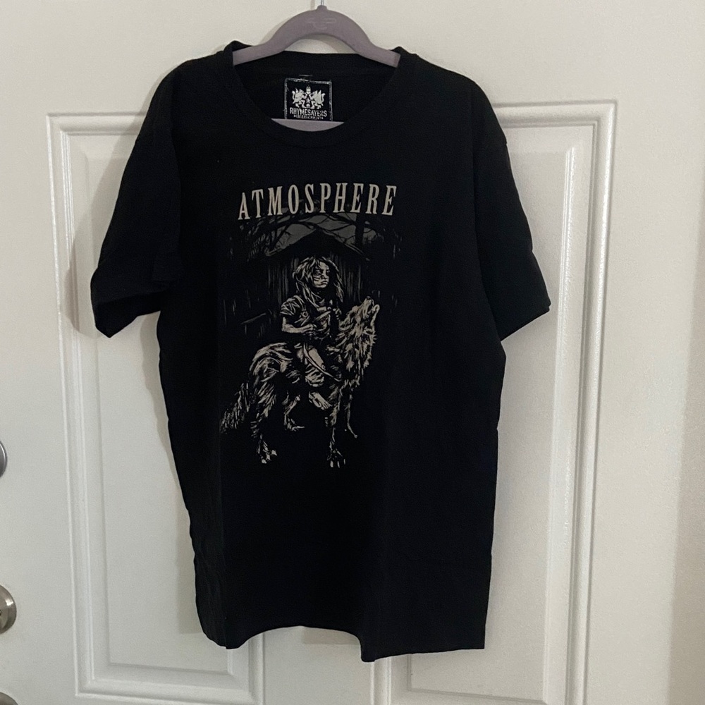 Atmosphere Black Wolf Graphic Tee